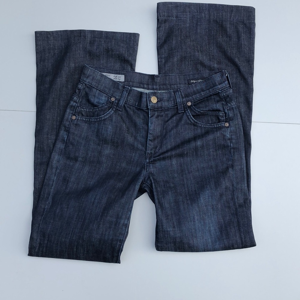 COH boot cut blue jeans size 28